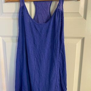 Made Women's Blue Sleeveless Top size L